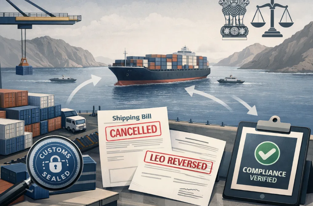 CBIC Circular: Procedures Prescribed for Return of Export Cargo Amid Strait of Hormuz Disruption Under Section 143AA