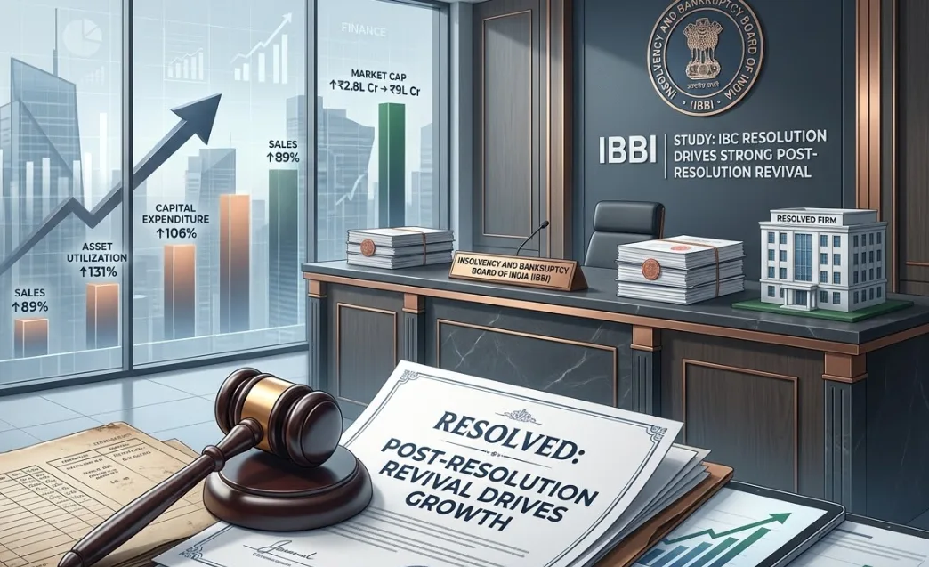 IBBI Releases IIM Ahmedabad Study: IBC Resolution Drives Strong Post-Resolution Revival Across Key Financial Metrics