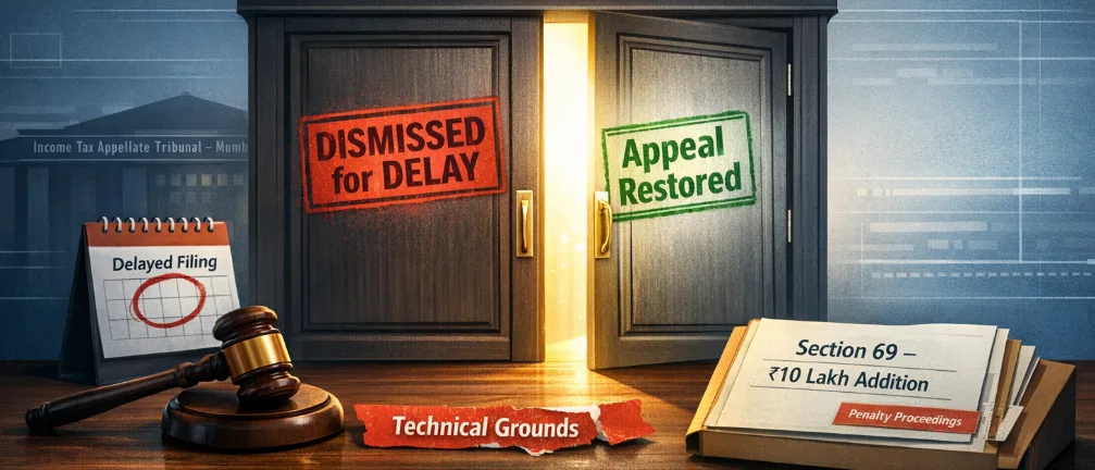ITAT Restores Appeal Dismissed on Limitation Grounds