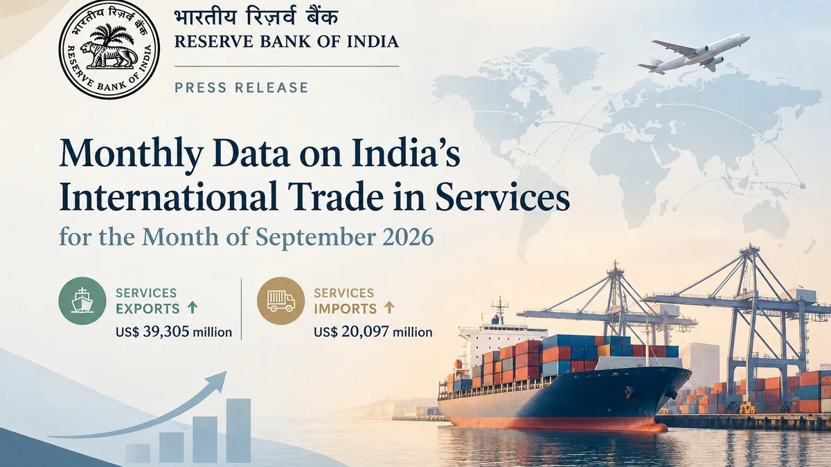 RBI Reports September Services Exports at US$39.3 Billion